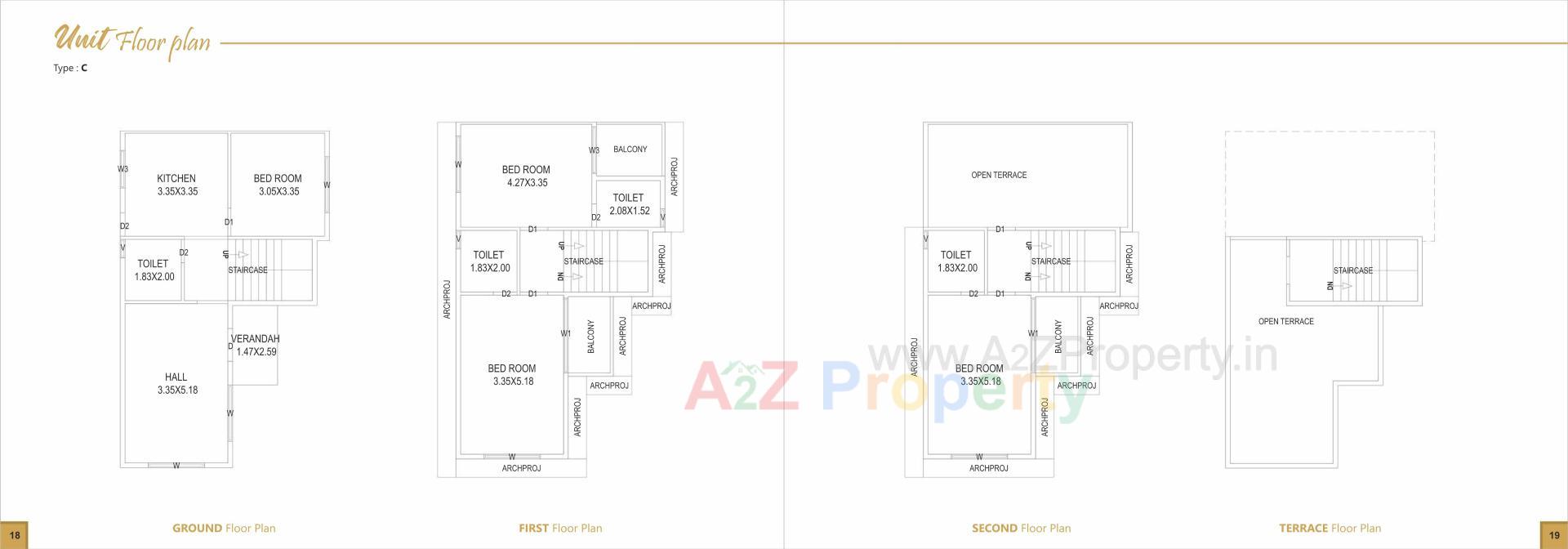 Layout of real estate project Gavan Homes located at Vapi, Valsad, Gujarat