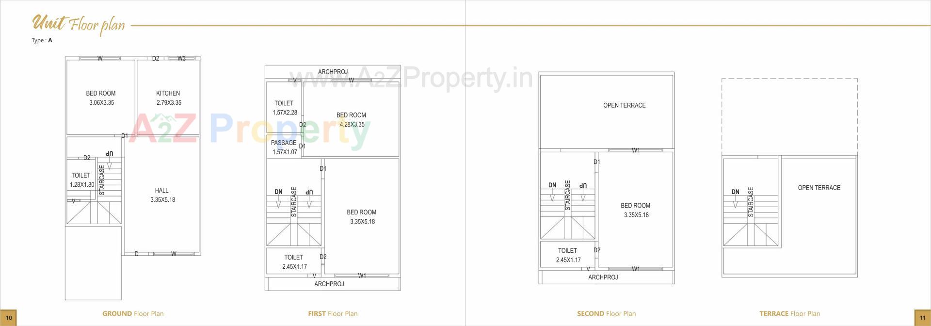 Layout of real estate project Gavan Homes located at Vapi, Valsad, Gujarat