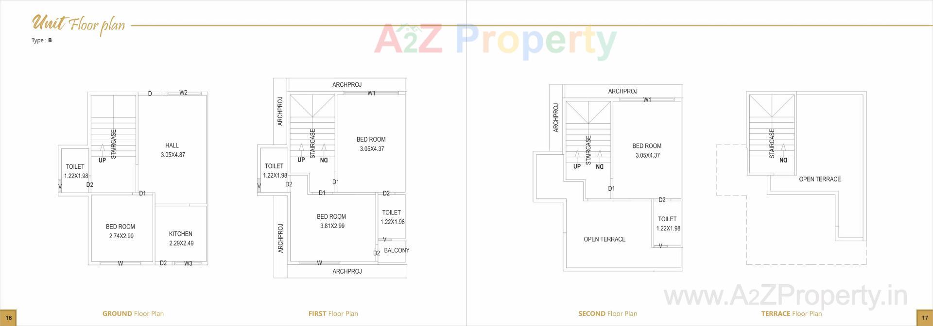 Layout of real estate project Gavan Homes located at Vapi, Valsad, Gujarat