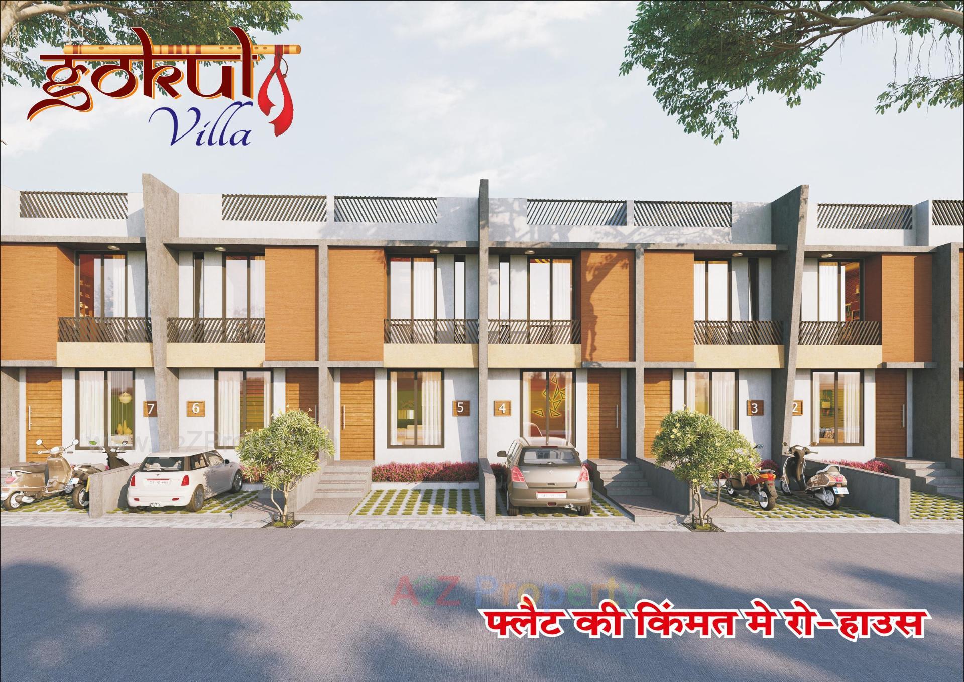 3D Elevation of real estate project Gokul Villa located at Vapi, Valsad, Gujarat