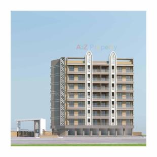 Elevation of real estate project Green Leaves Buidling located at Chala, Valsad, Gujarat