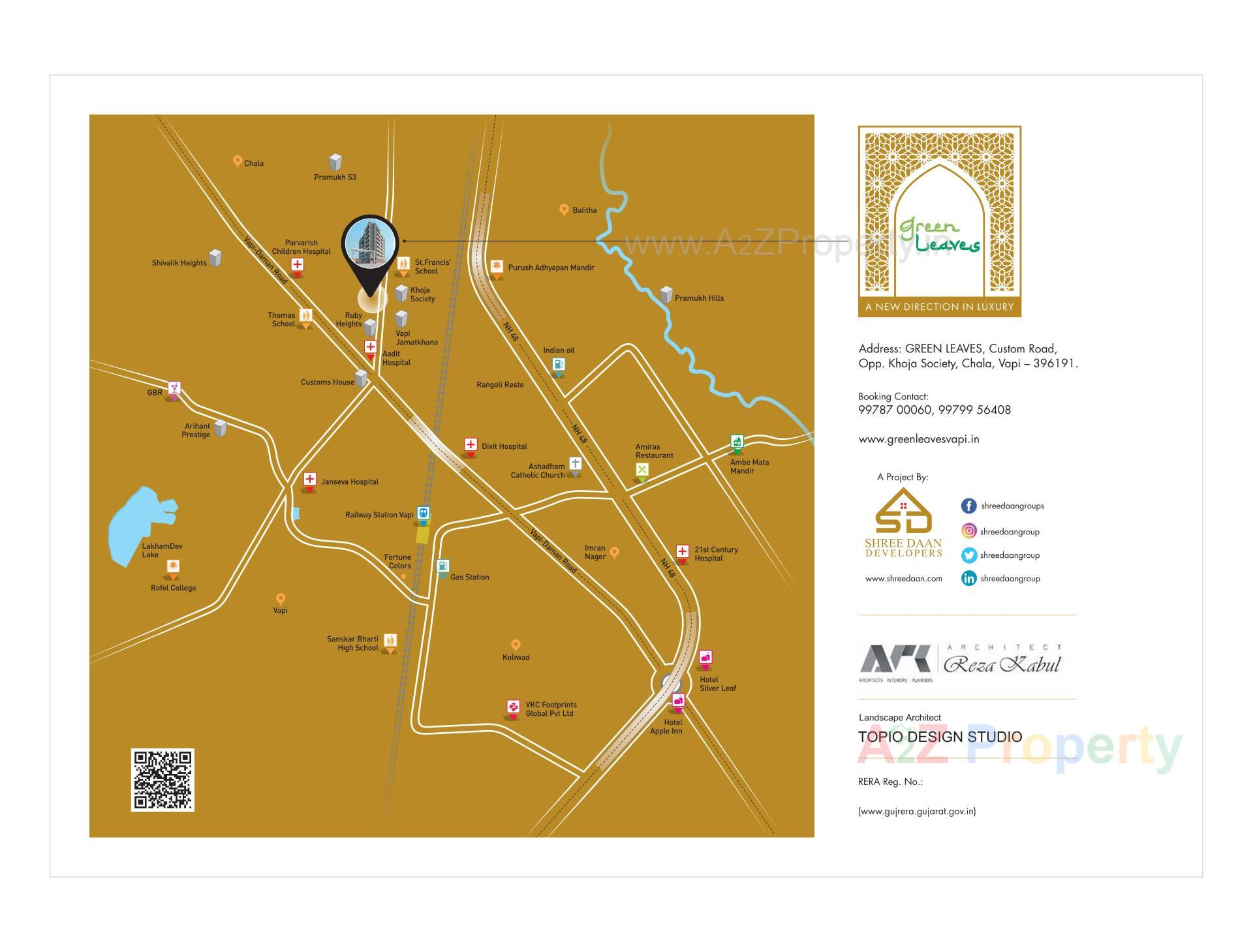  of real estate project Green Leaves located at Chala, Valsad, Gujarat