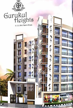 Elevation of real estate project Gurukul Heights located at Chala, Valsad, Gujarat