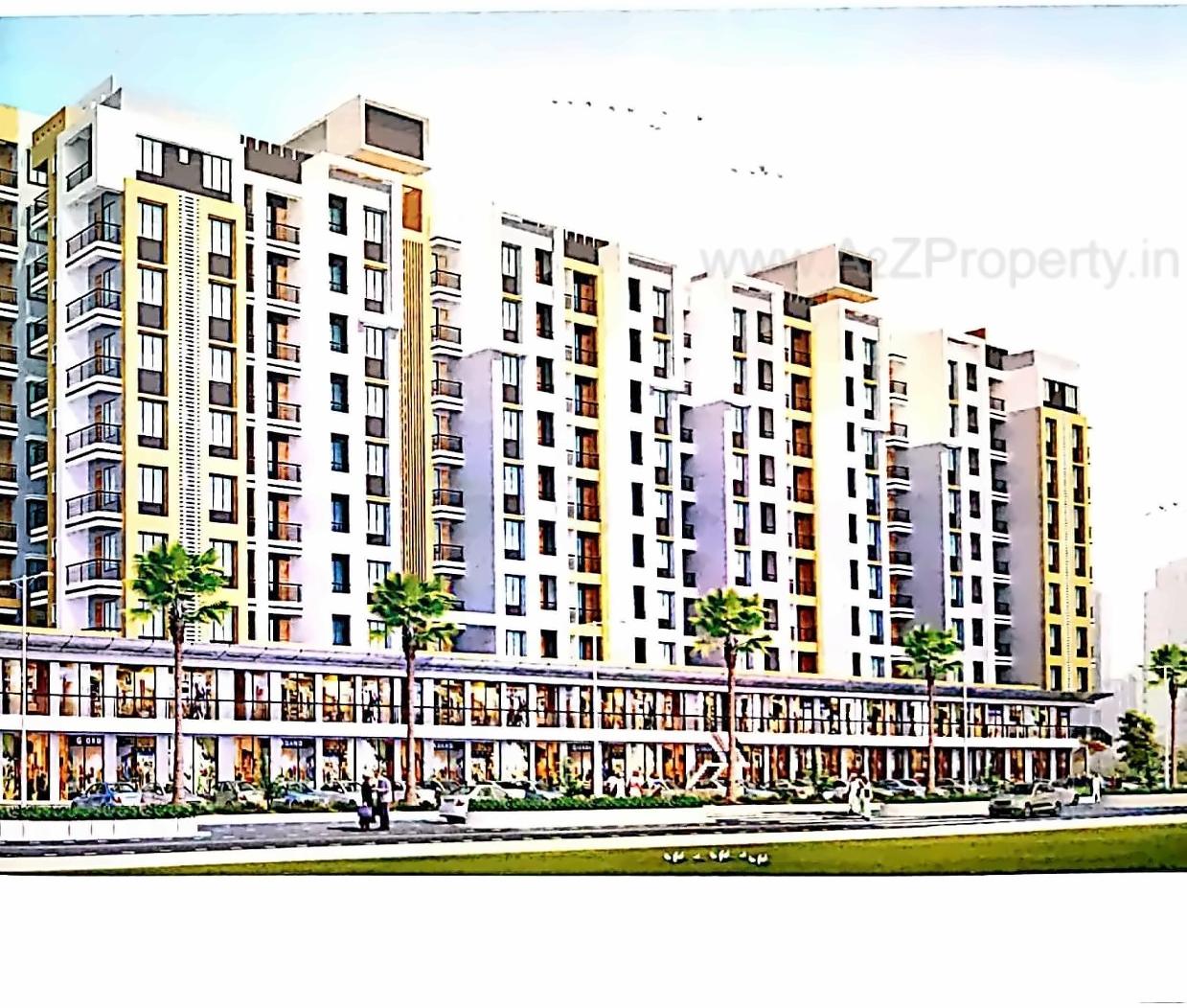 3D Elevation of real estate project Hari Residency located at Umargam, Valsad, Gujarat