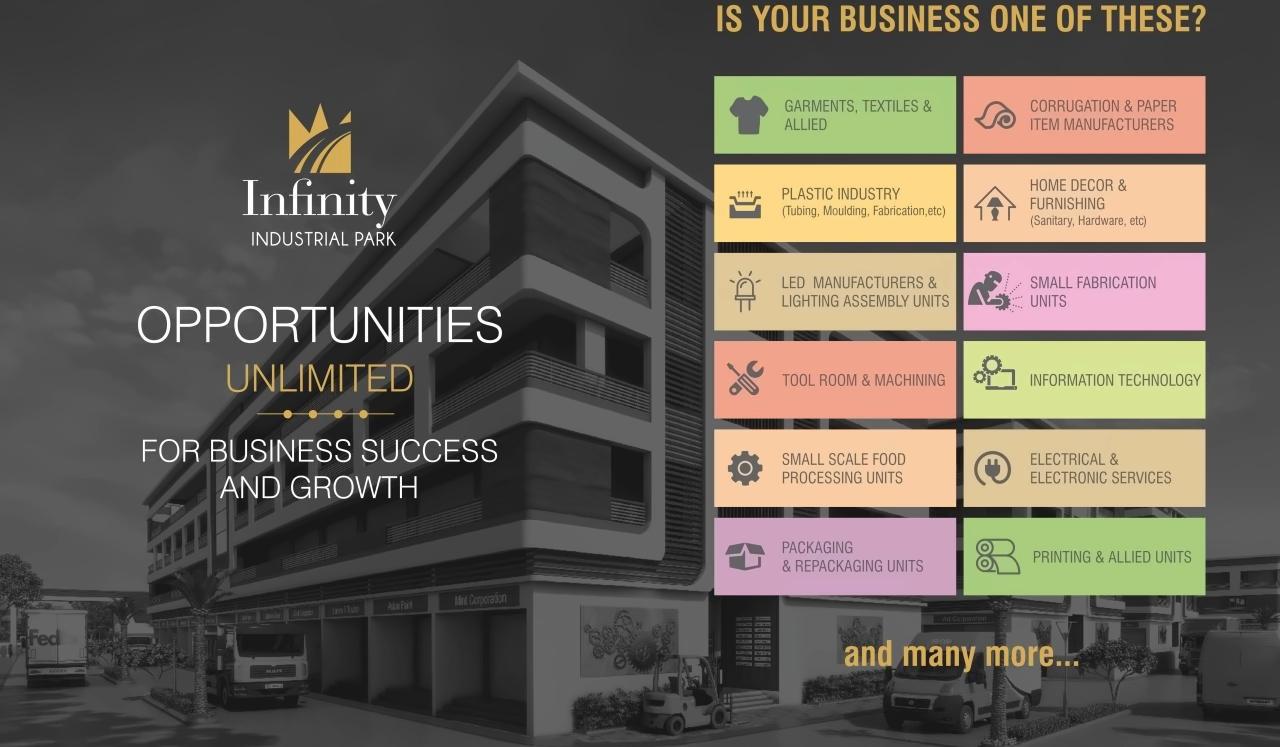  of real estate project Infinity Industrial Park located at Vapi, Valsad, Gujarat
