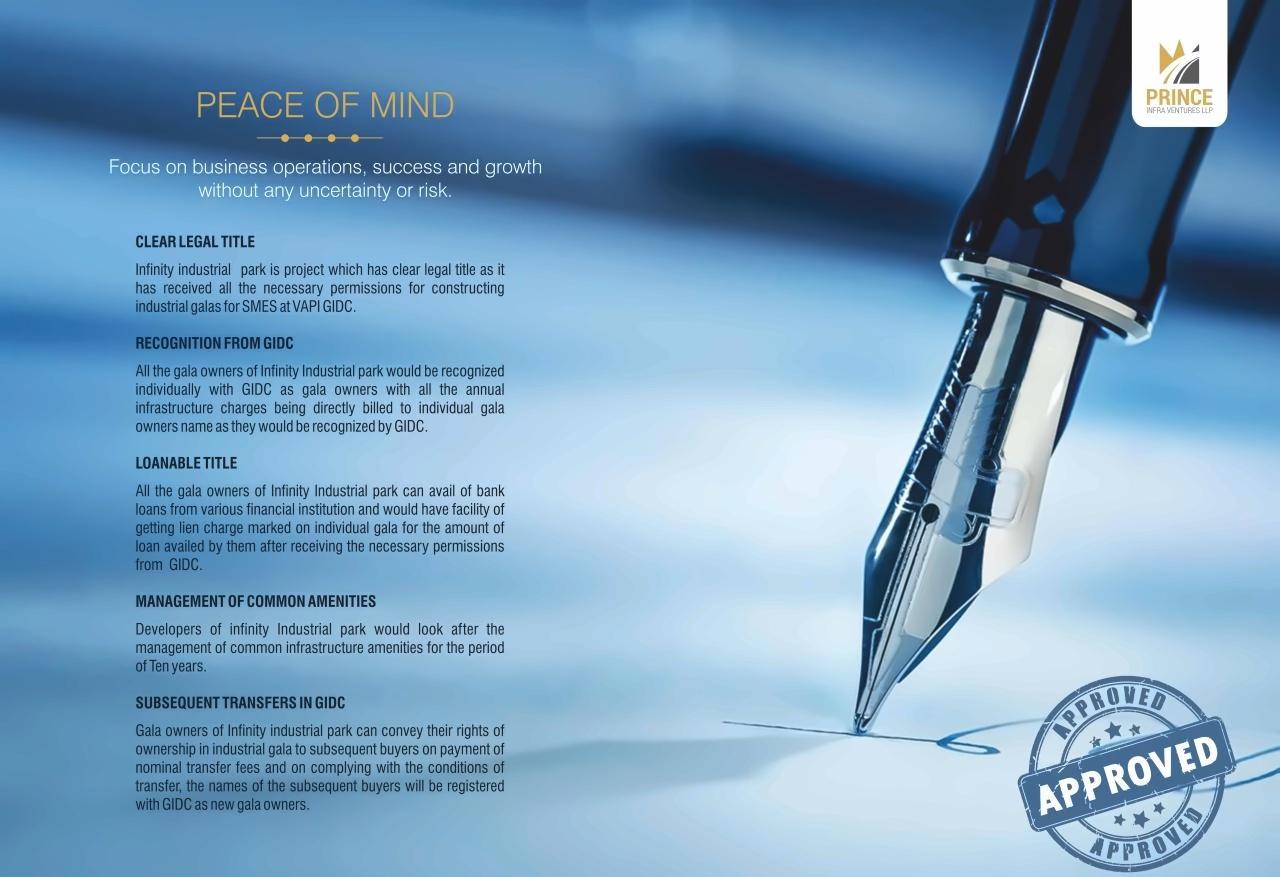  of real estate project Infinity Industrial Park located at Vapi, Valsad, Gujarat