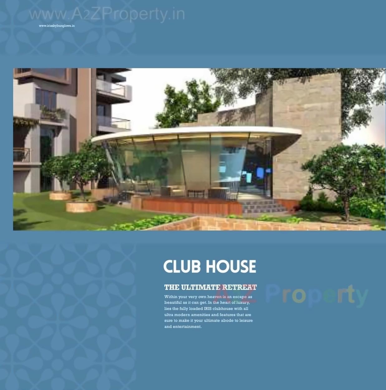 3D Elevation of real estate project Iris Sky Bungalows located at Tithal-road, Valsad, Gujarat