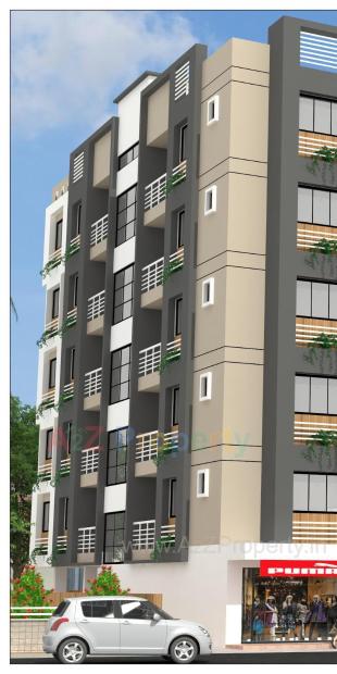 Elevation of real estate project Jaivik Complex located at Dungara, Valsad, Gujarat