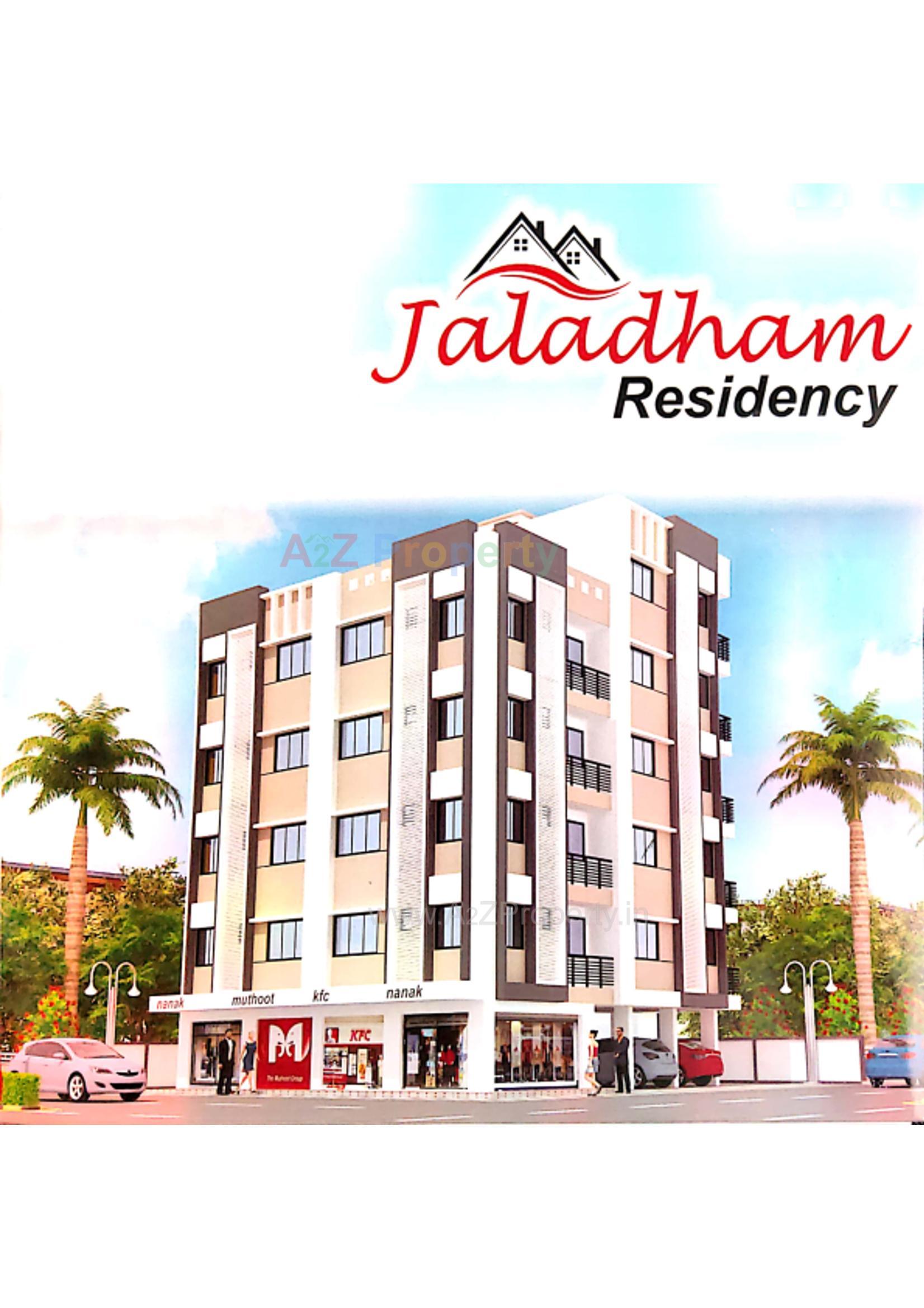 3D Elevation of real estate project Jaladham Residency located at Dungra, Valsad, Gujarat