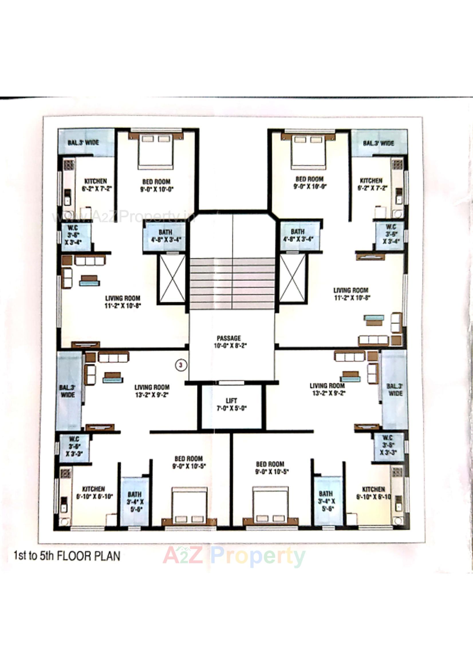 Layout of real estate project Jaladham Residency located at Dungra, Valsad, Gujarat