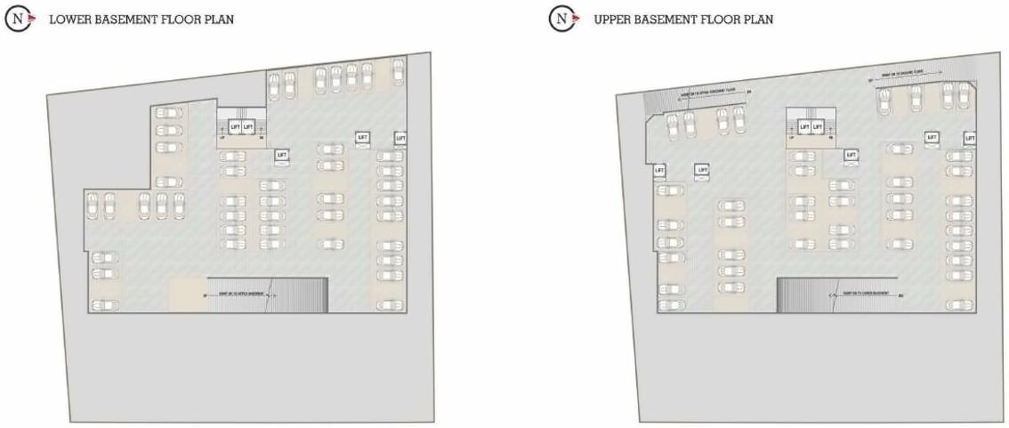 Layout of real estate project Kalaji Business Centre (k B C ) located at Abrama, Valsad, Gujarat