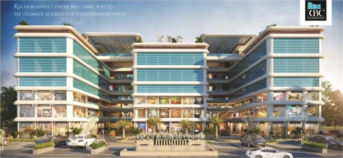 3D Elevation of real estate project Kalaji Business Centre (k B C ) located at Abrama, Valsad, Gujarat