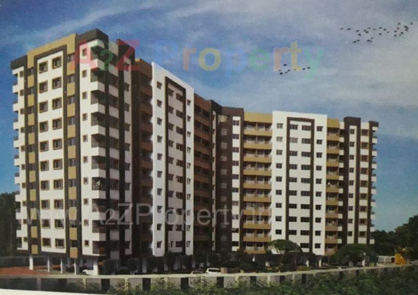 3D Elevation of real estate project Karmabhumi Dream City located at Pardi, Valsad, Gujarat