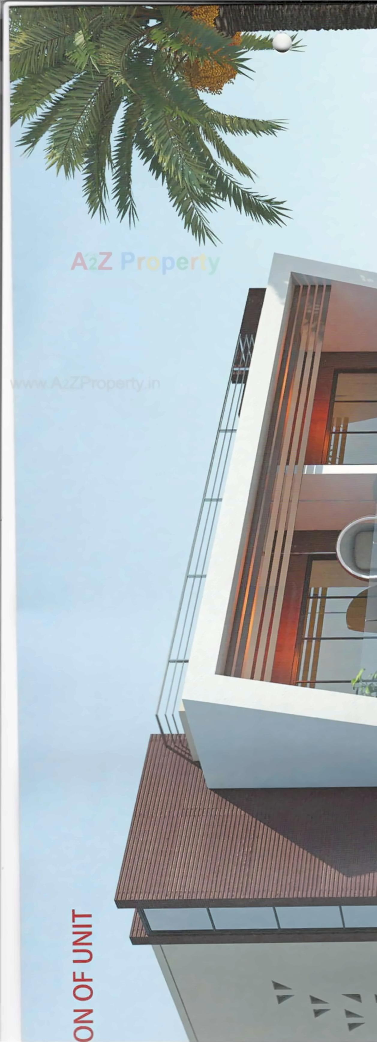 3D Elevation of real estate project Lake City located at Pardi, Valsad, Gujarat