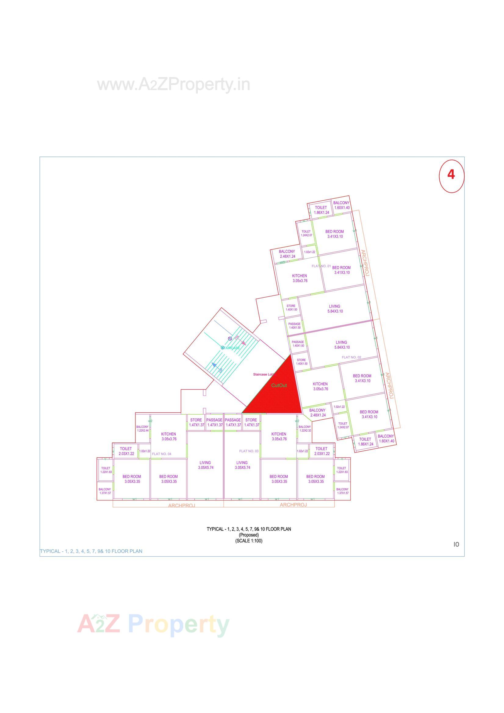 Layout of real estate project Lake Paradise located at Dungra, Valsad, Gujarat