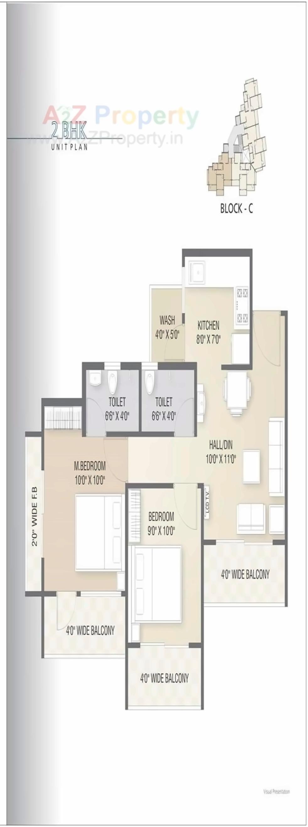 Layout of real estate project Lake Paraside located at Dungra, Valsad, Gujarat