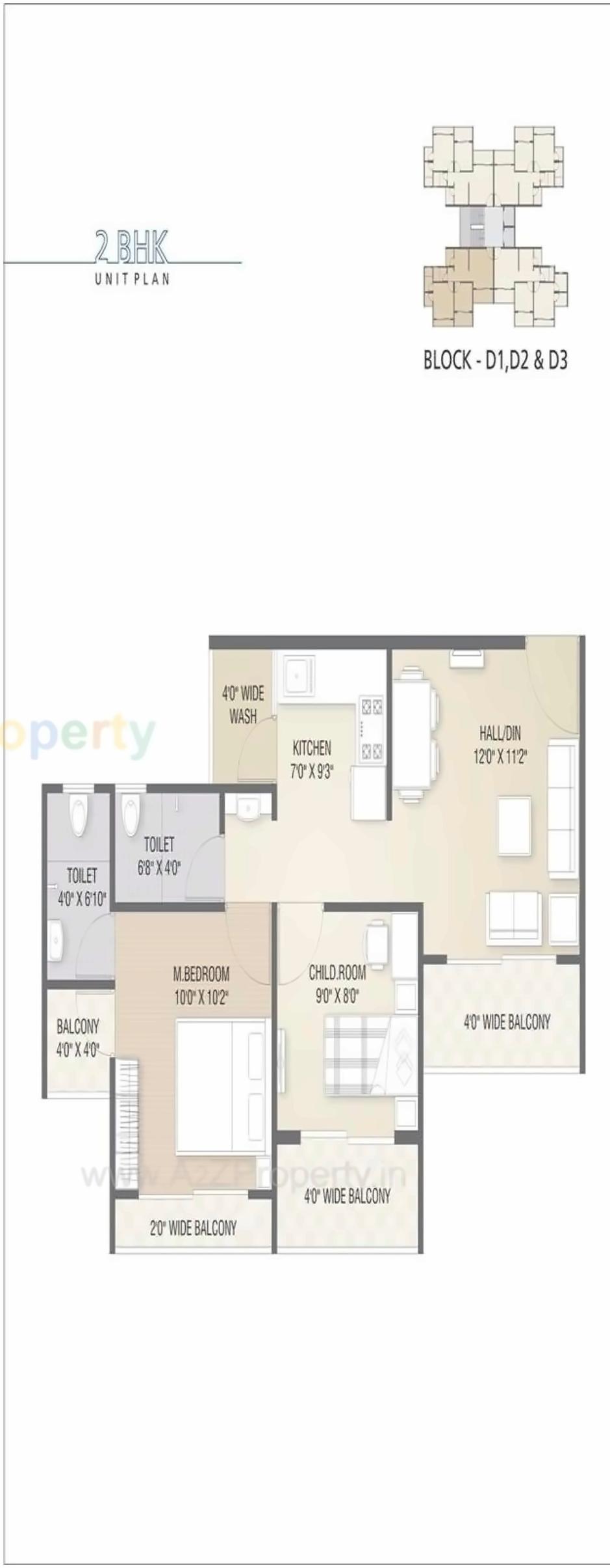 Layout of real estate project Lake Paraside located at Dungra, Valsad, Gujarat