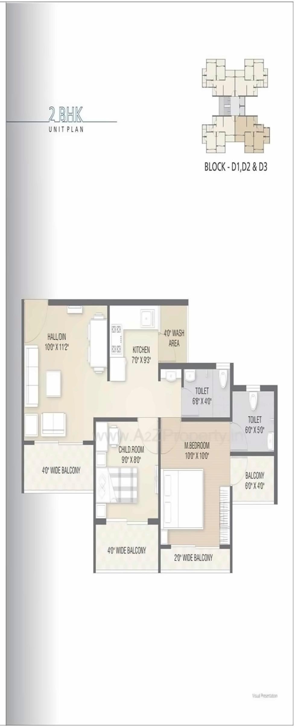 Layout of real estate project Lake Paraside located at Dungra, Valsad, Gujarat