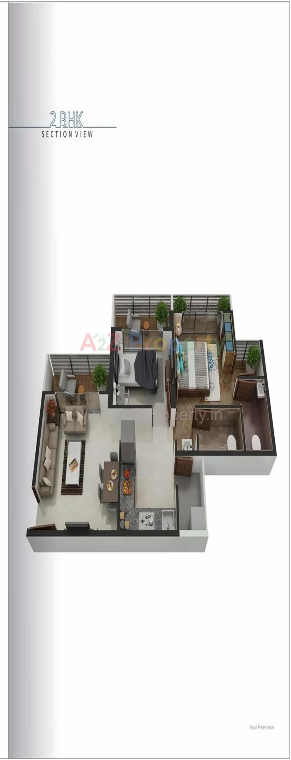 Layout of real estate project Lake Paraside located at Dungra, Valsad, Gujarat