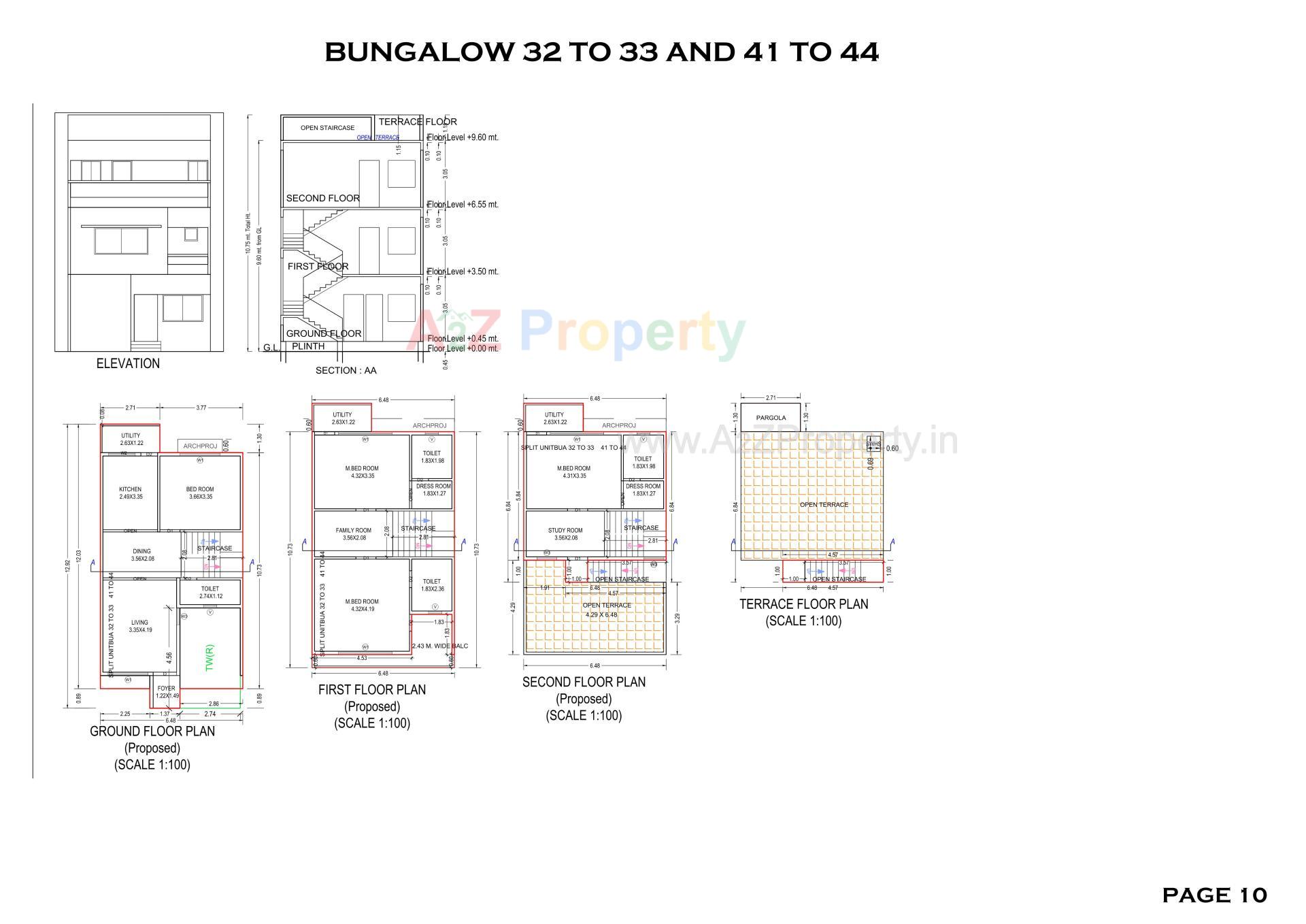 Layout of real estate project M M Sukun located at Chala, Valsad, Gujarat