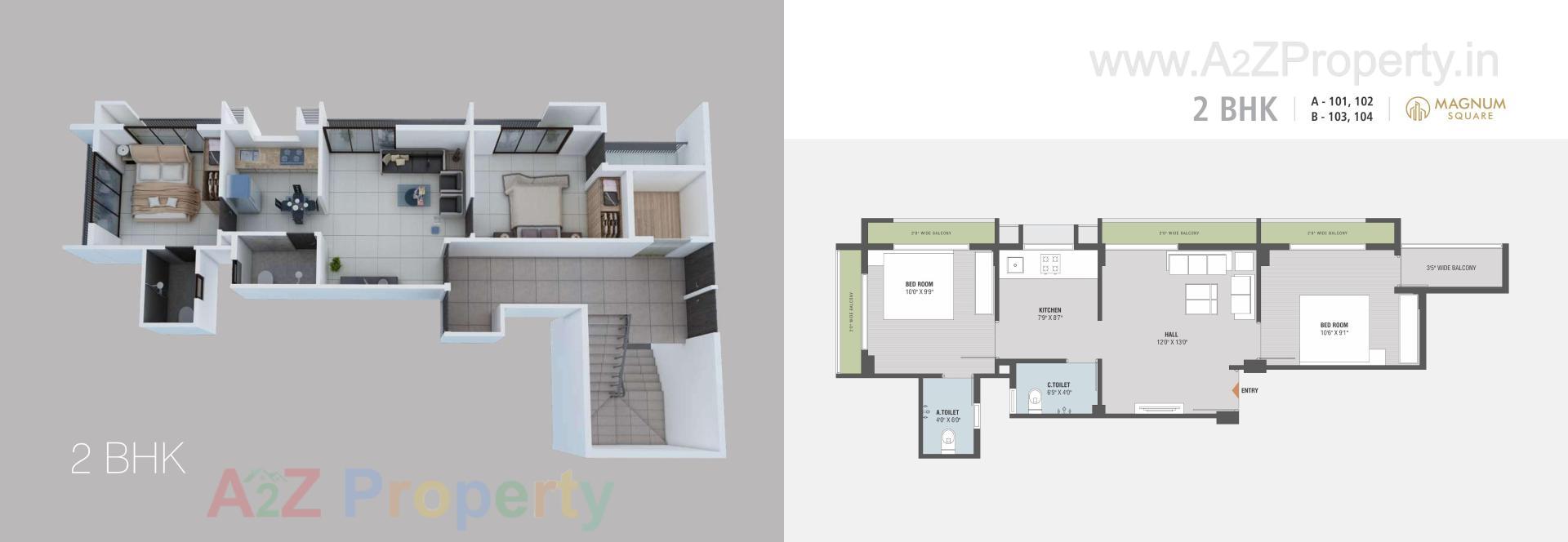 Layout of real estate project Magnum Square located at Dungra, Valsad, Gujarat