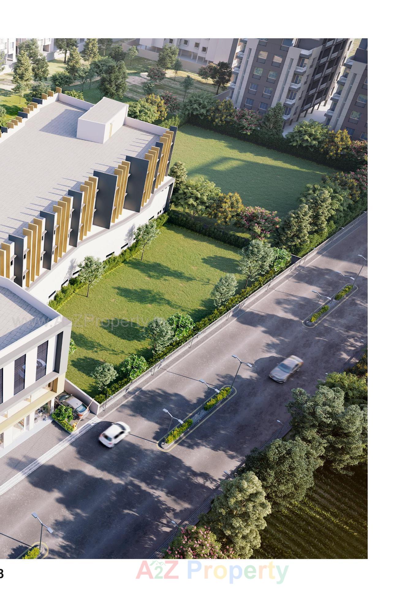 3D Elevation of real estate project Manmohan Arcade located at Vapi, Valsad, Gujarat