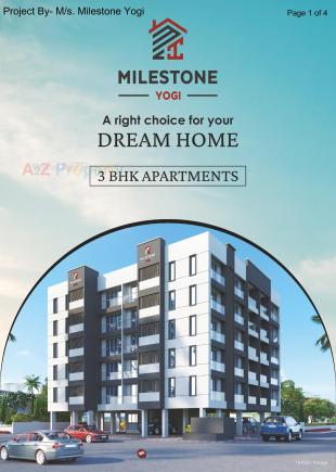 Elevation of real estate project Milestone Yogi located at Chala, Valsad, Gujarat