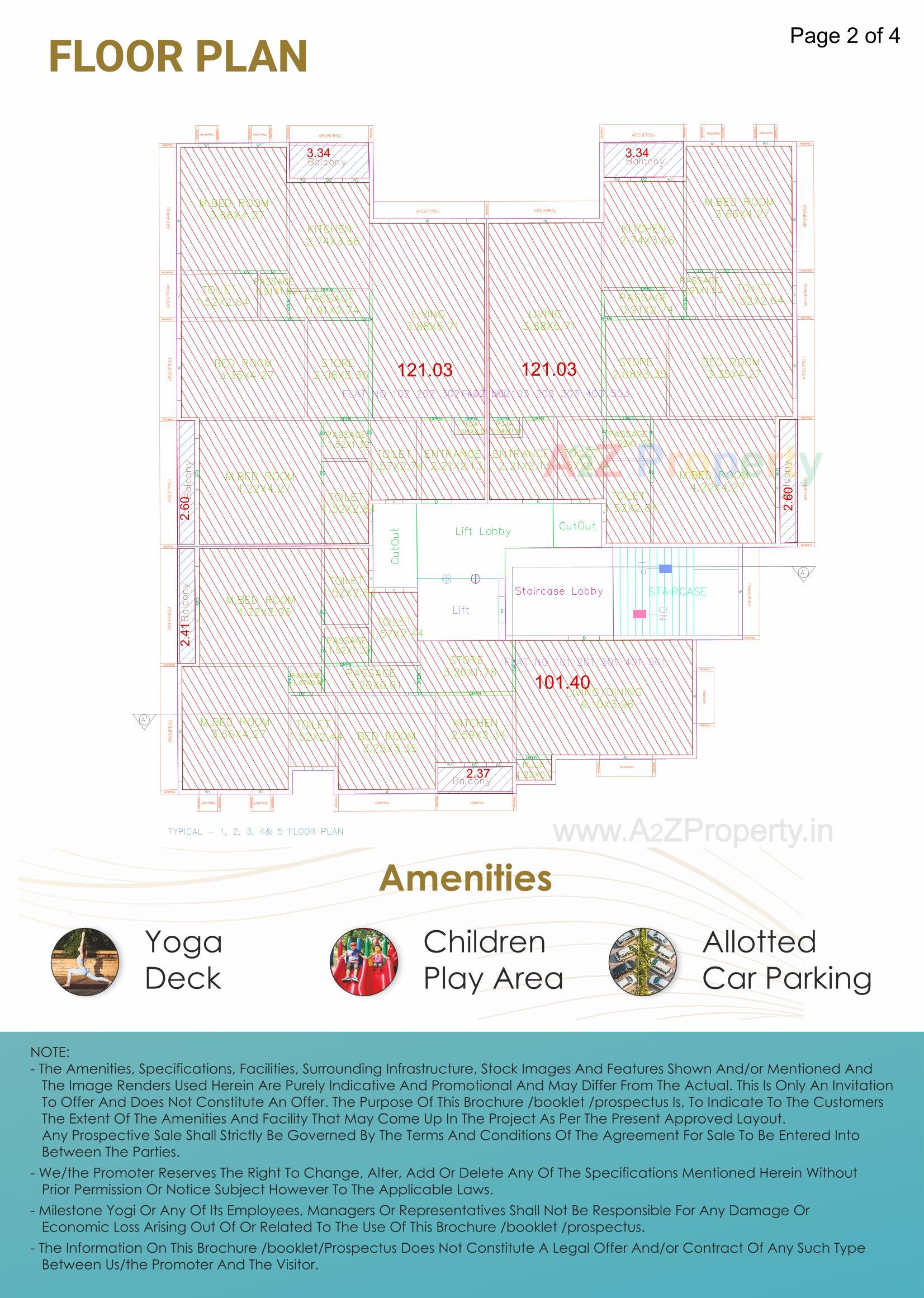  of real estate project Milestone Yogi located at Chala, Valsad, Gujarat