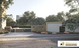 Elevation of real estate project Millennium Lifestyle located at Umbargam, Valsad, Gujarat