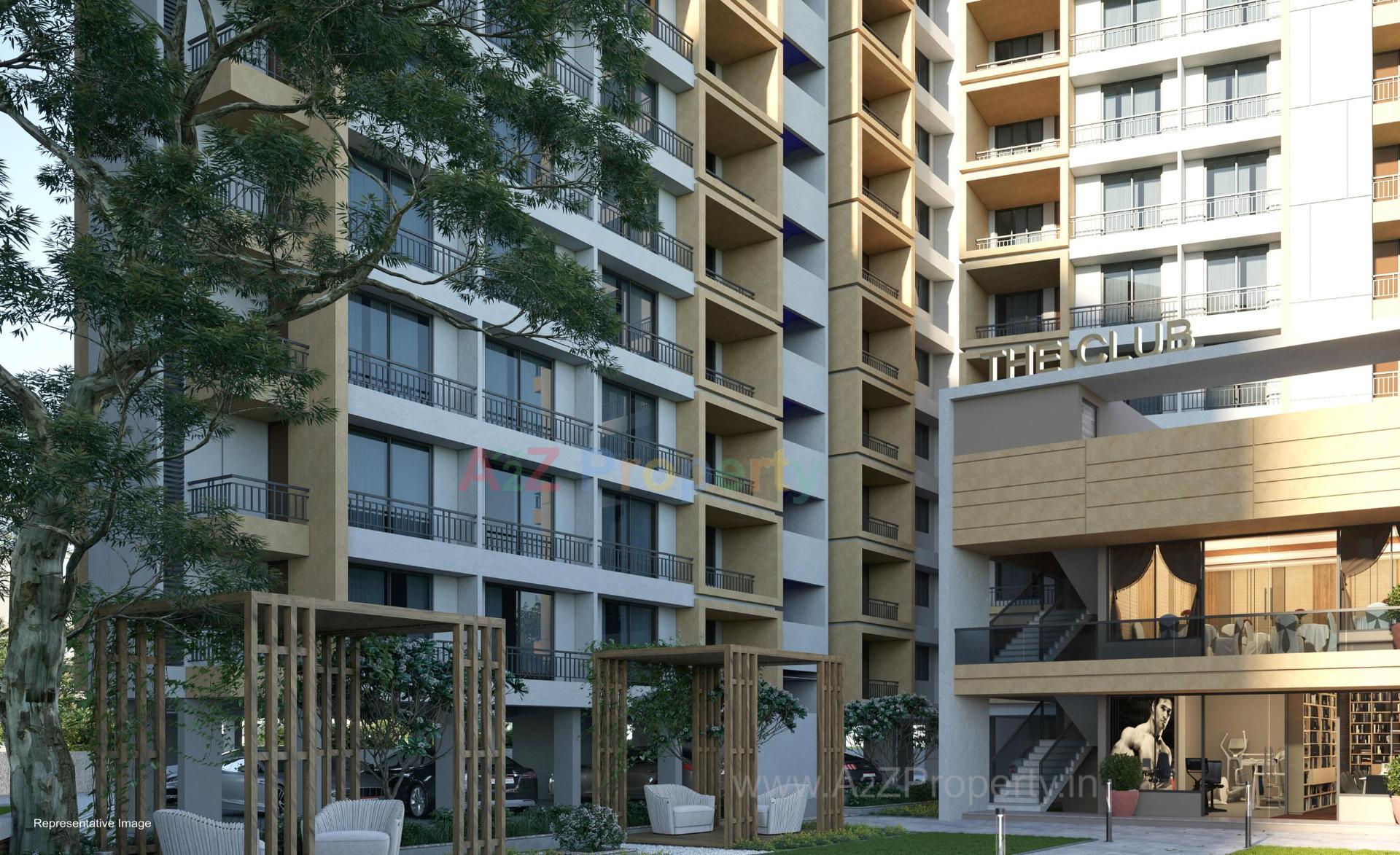 3D Elevation of real estate project Millennium Lifestyle located at Umbargam, Valsad, Gujarat