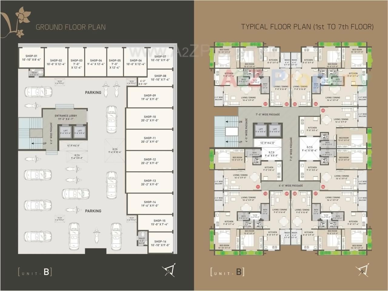 Layout of real estate project Mindtree Gehana located at Valsad, Valsad, Gujarat