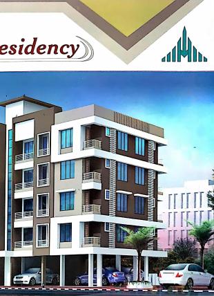 Elevation of real estate project Mithali Residency located at Pardi, Valsad, Gujarat
