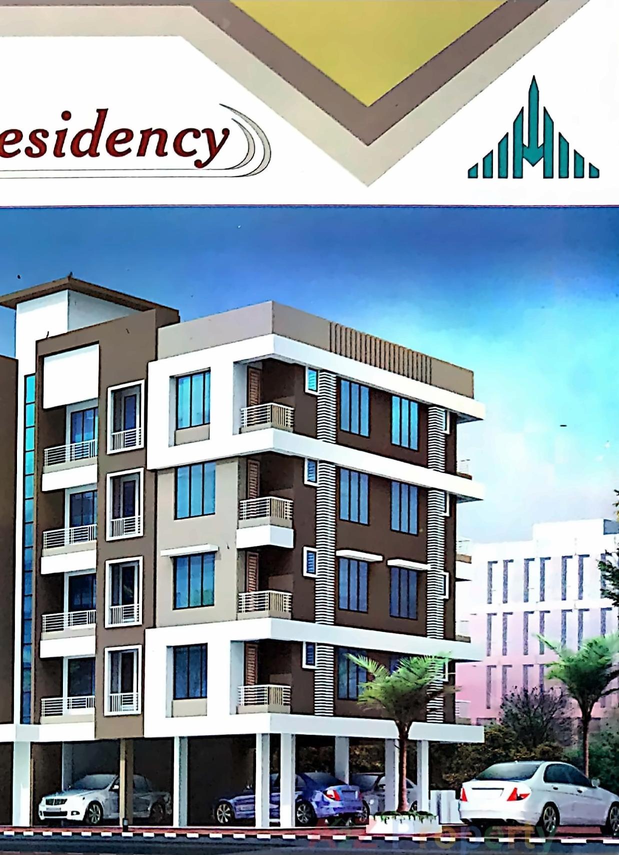 3D Elevation of real estate project Mithali Residency located at Pardi, Valsad, Gujarat