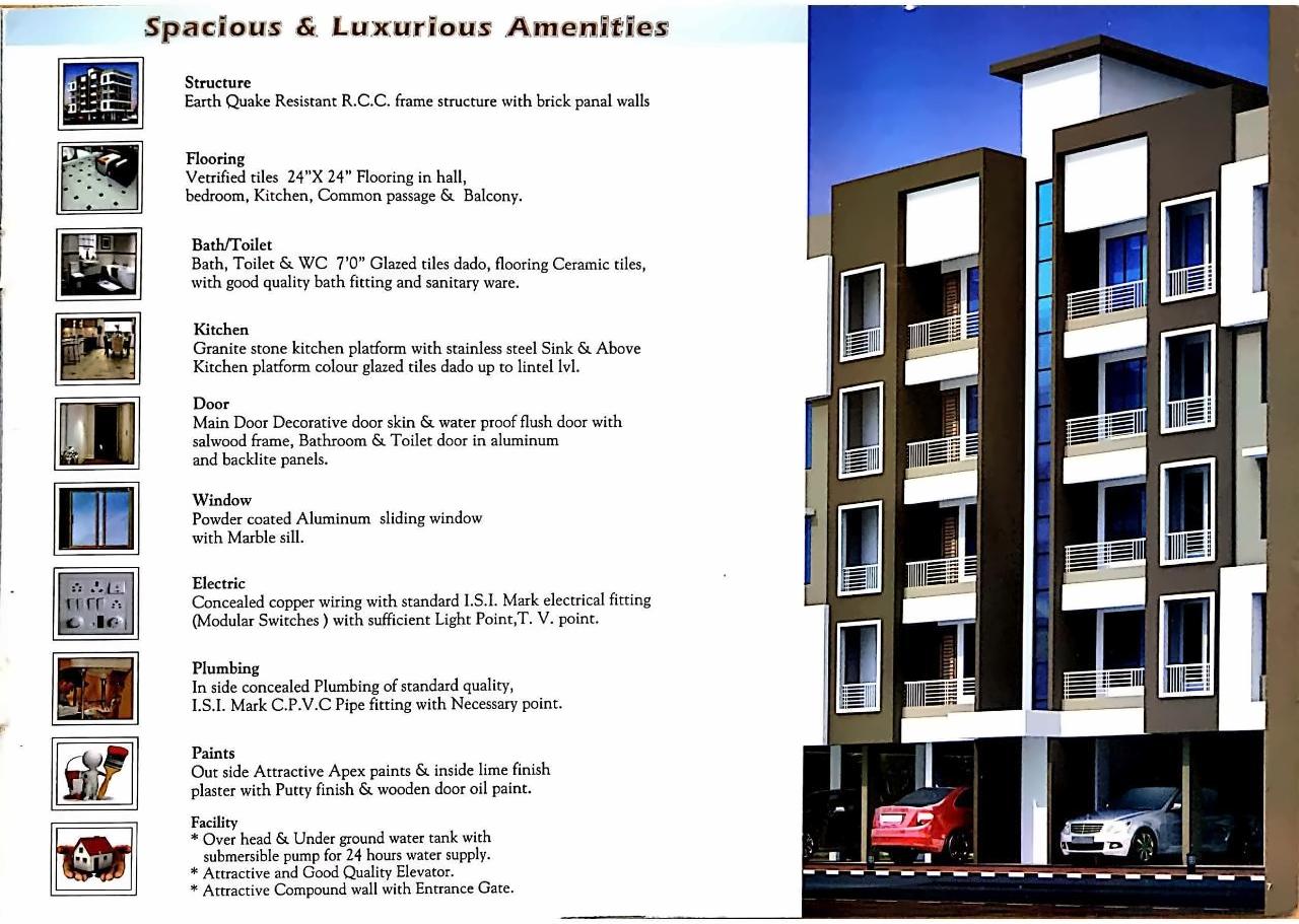  of real estate project Mithali Residency located at Pardi, Valsad, Gujarat