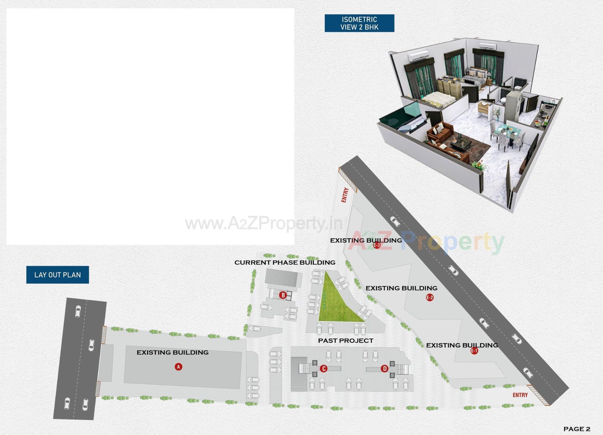 Layout of real estate project Moon Tower located at Vapi, Valsad, Gujarat
