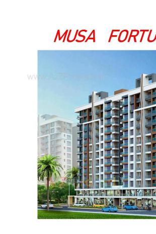 Elevation of real estate project Musa Fortune Residency located at Dungra, Valsad, Gujarat