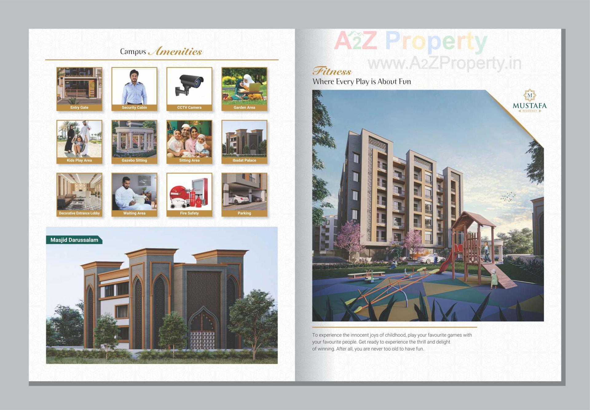  of real estate project Mustafa Residency located at Dungra, Valsad, Gujarat