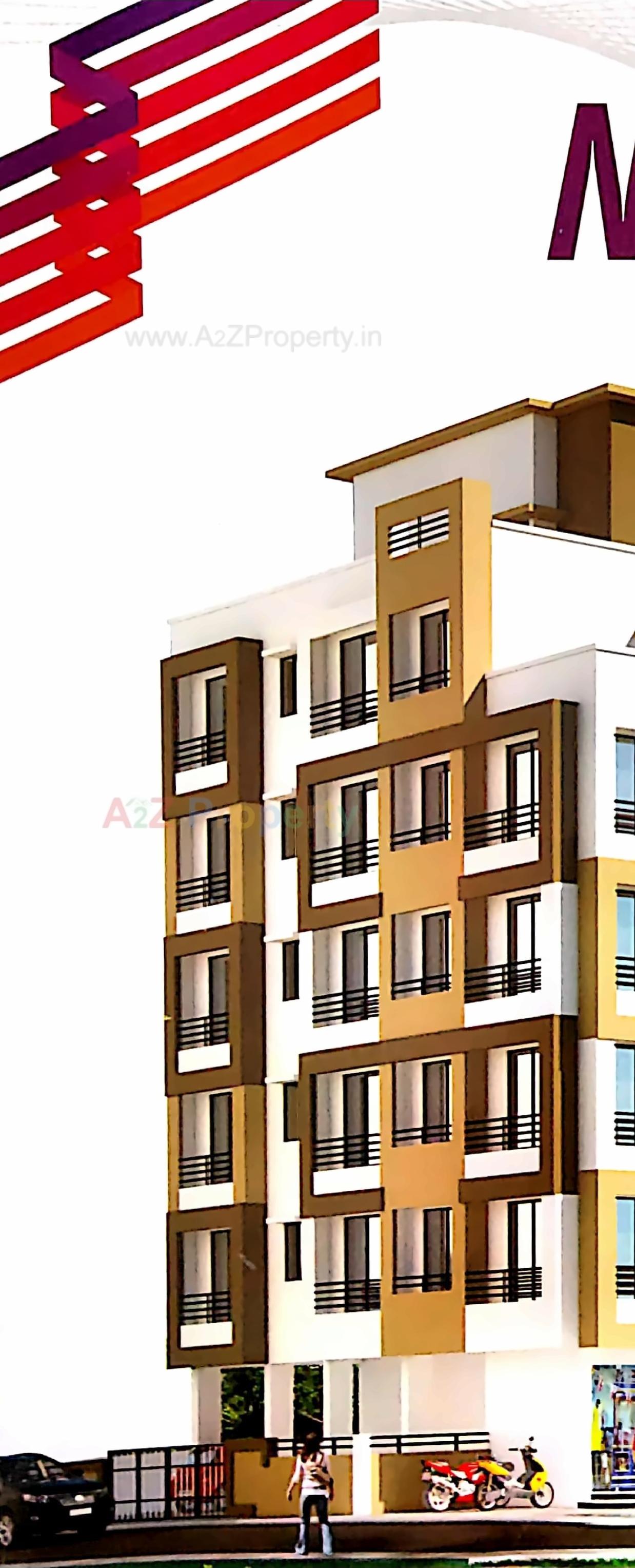3D Elevation of real estate project Nakshtra Palace located at Dungra, Valsad, Gujarat