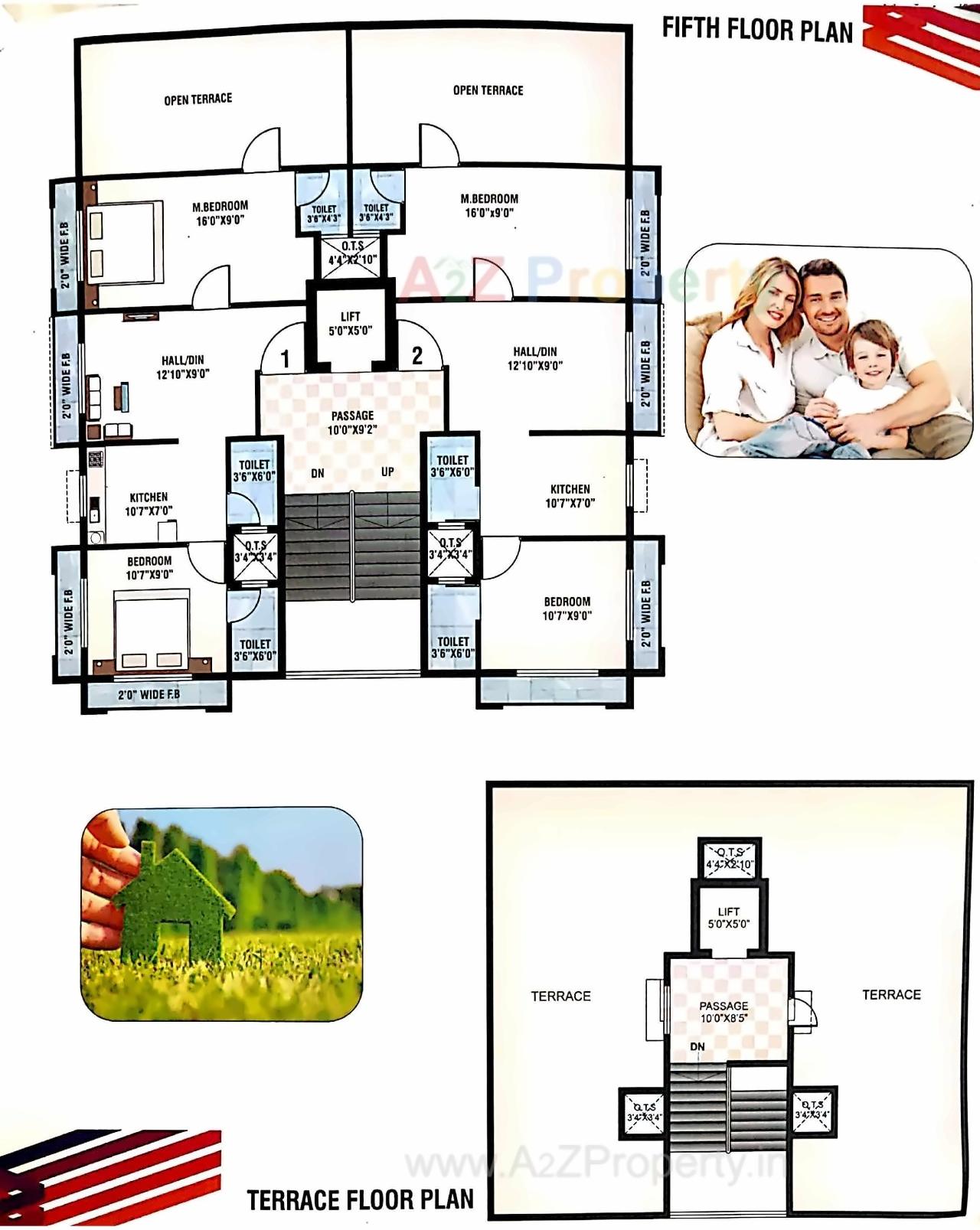 Layout of real estate project Nakshtra Palace located at Dungra, Valsad, Gujarat