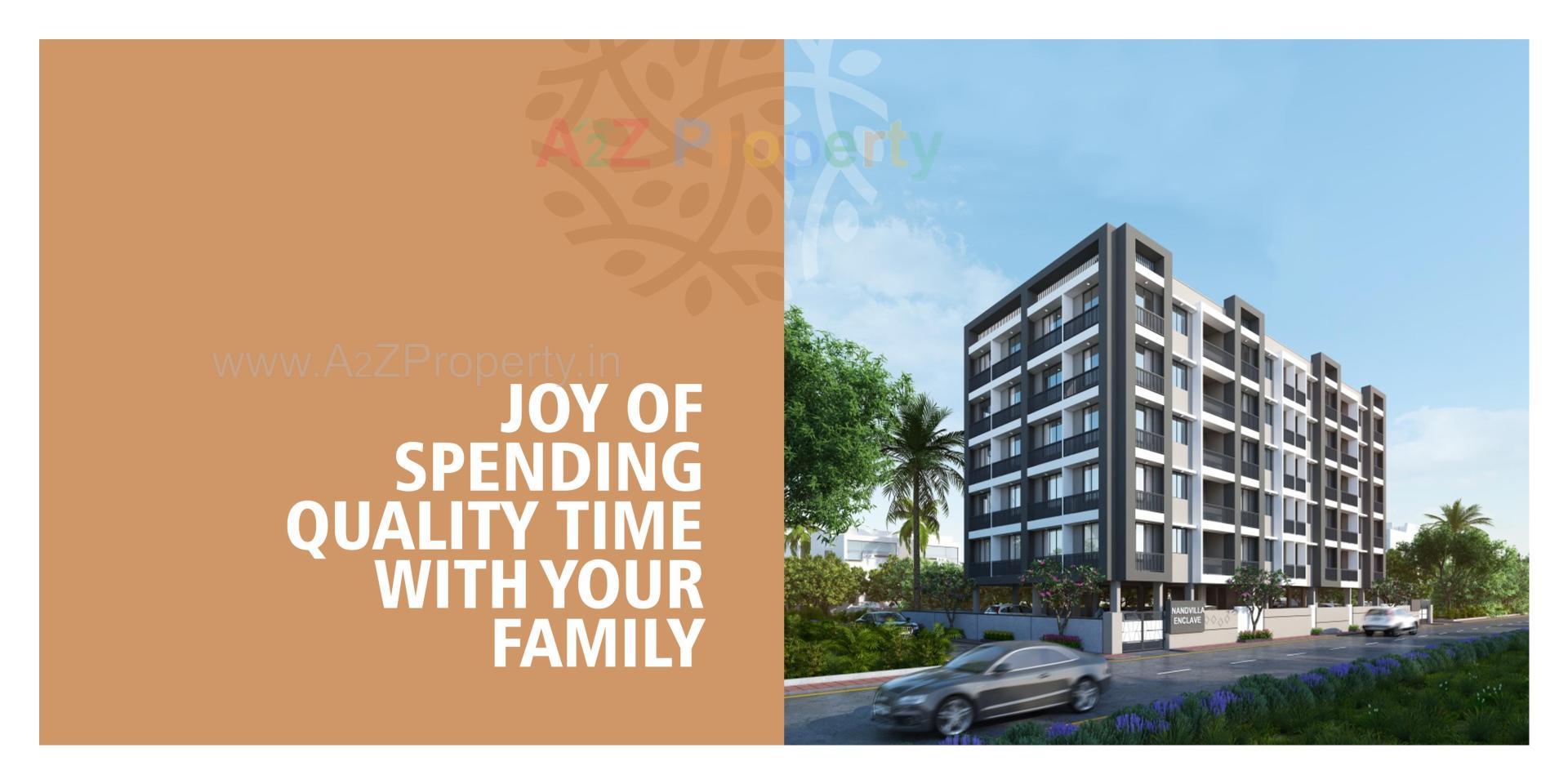 3D Elevation of real estate project Nand Villa Enclave located at Chala, Valsad, Gujarat