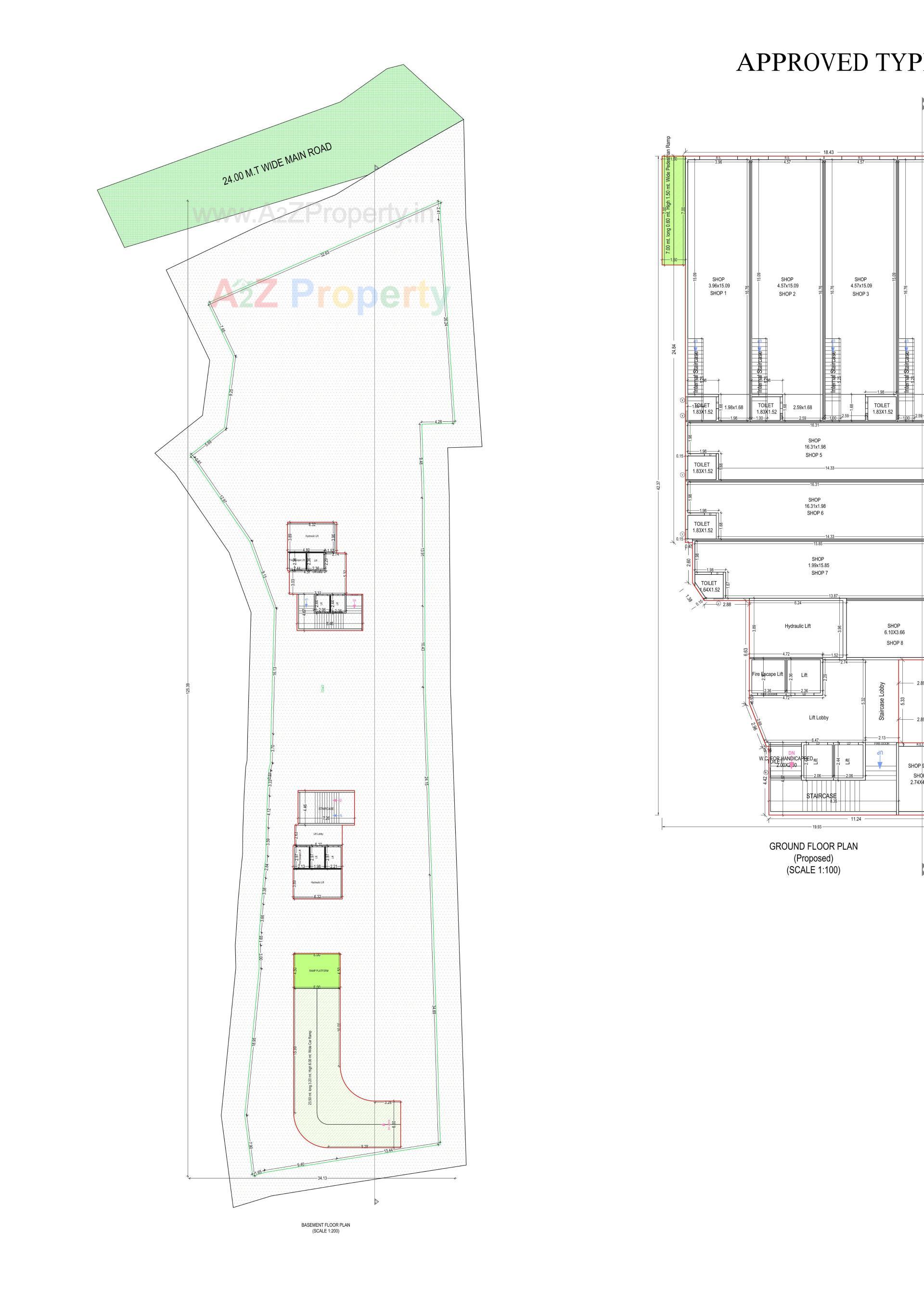 Layout of real estate project Neovista located at Vapi, Valsad, Gujarat