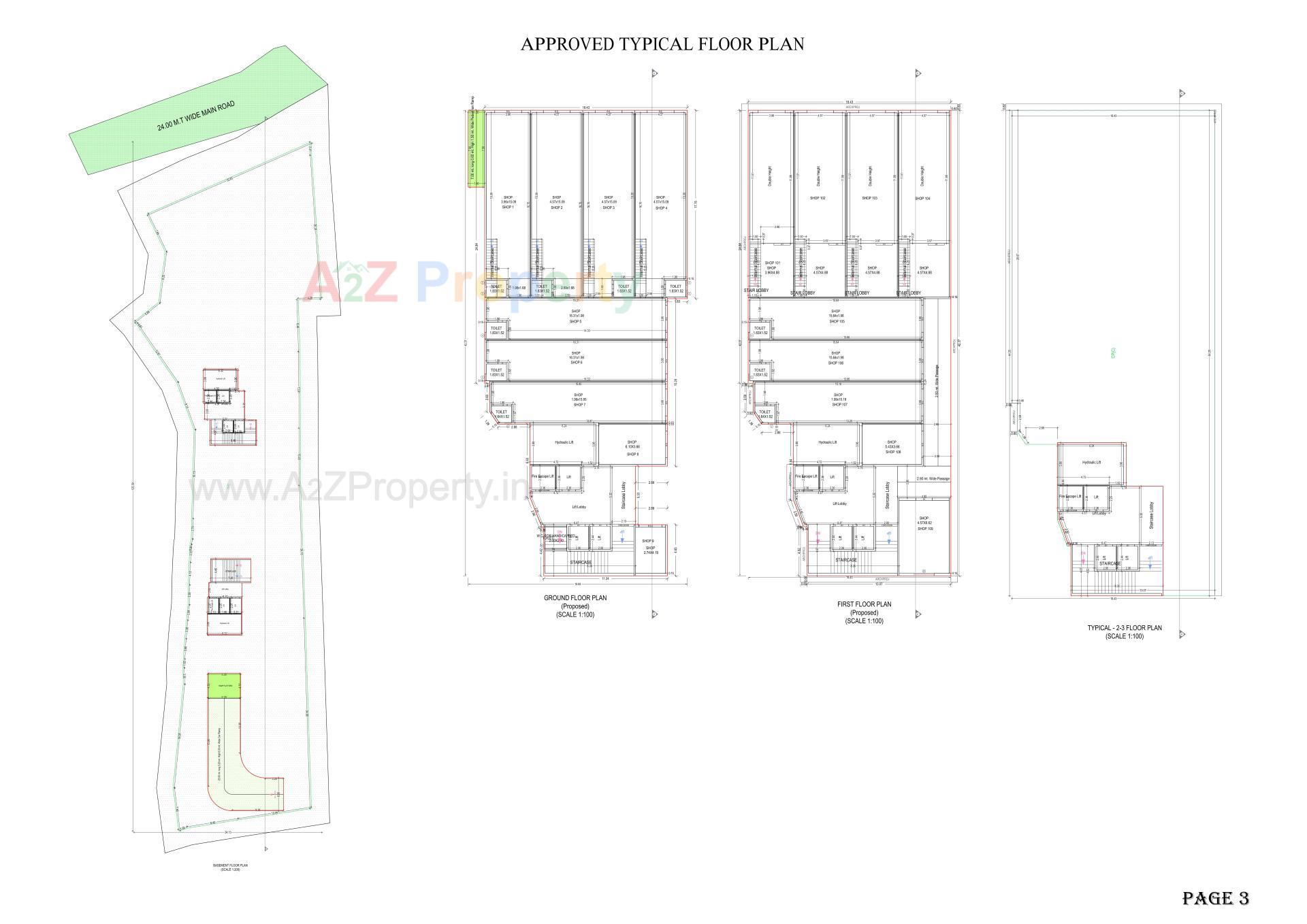 Layout of real estate project Neovista located at Vapi, Valsad, Gujarat