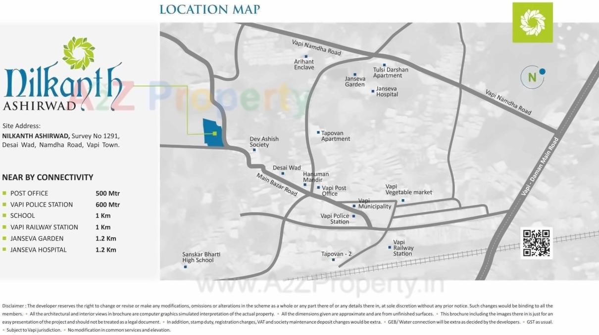  of real estate project Nilkanth Ashirwad located at Vapi, Valsad, Gujarat