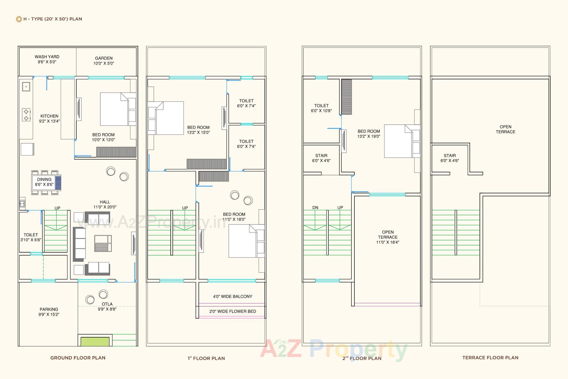 Layout of real estate project Nilkanth Atulyam located at Vapi, Valsad, Gujarat