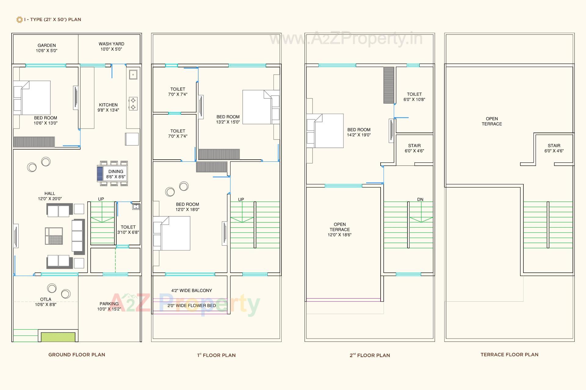 Layout of real estate project Nilkanth Atulyam located at Vapi, Valsad, Gujarat