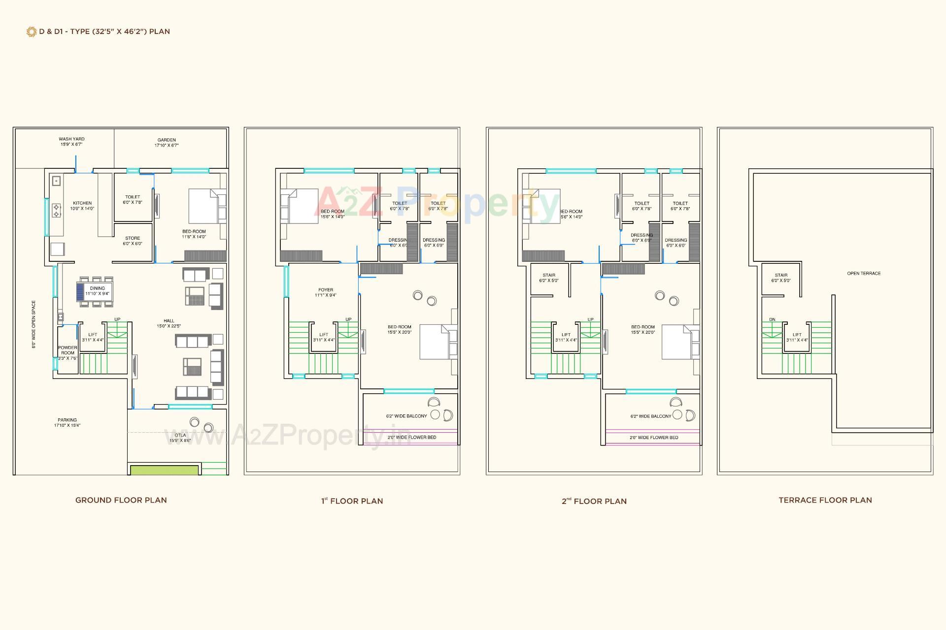 Layout of real estate project Nilkanth Atulyam located at Vapi, Valsad, Gujarat
