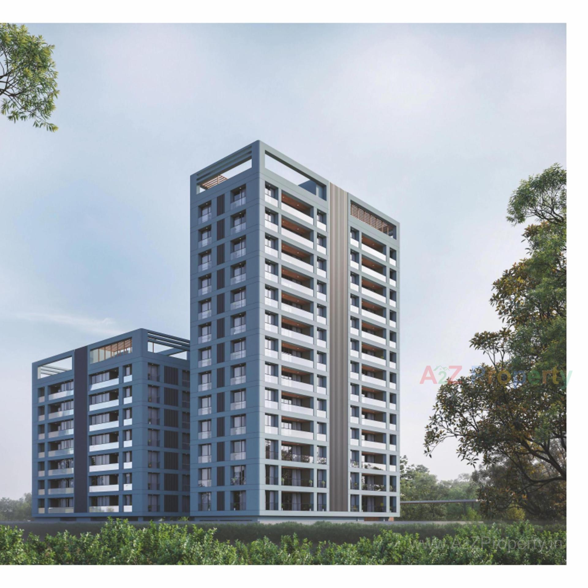 3D Elevation of real estate project Nilkanth Eminence located at Vapi, Valsad, Gujarat