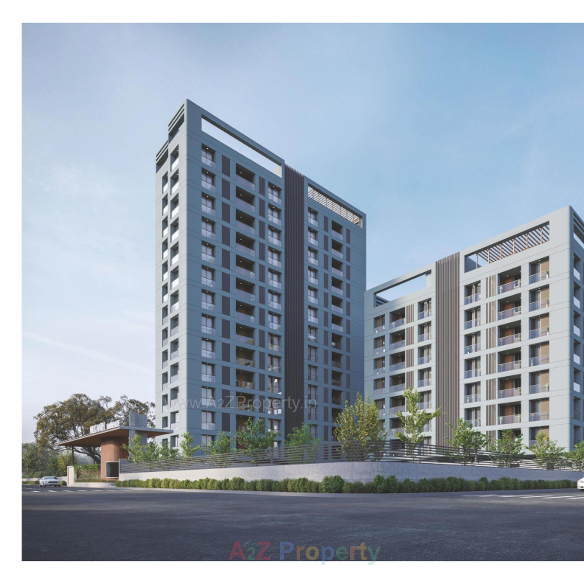3D Elevation of real estate project Nilkanth Eminence located at Vapi, Valsad, Gujarat