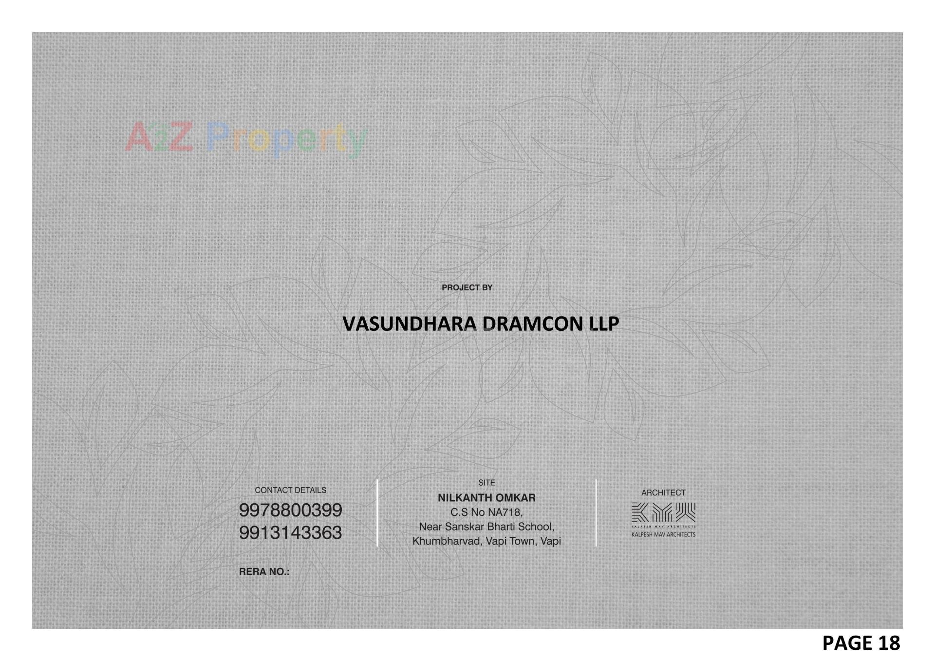  of real estate project Nilkanth Omkar located at Vapi, Valsad, Gujarat