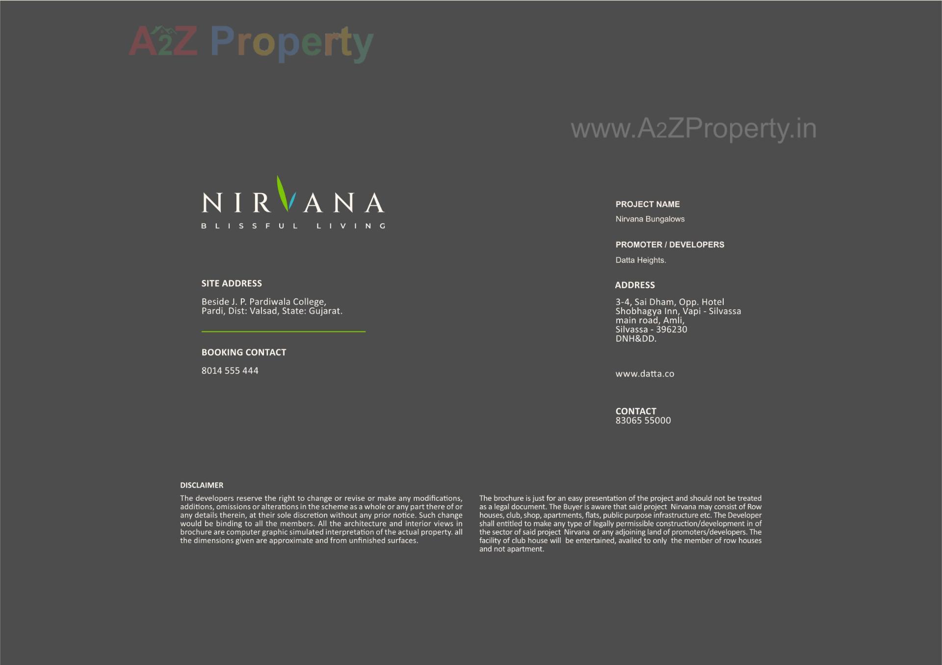  of real estate project Nirvana Bungalows located at Pardi, Valsad, Gujarat